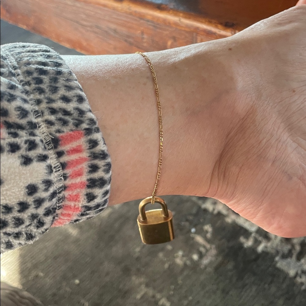 Gorgeous 14k gold ankle or arm bracelet - Picture 3 of 7